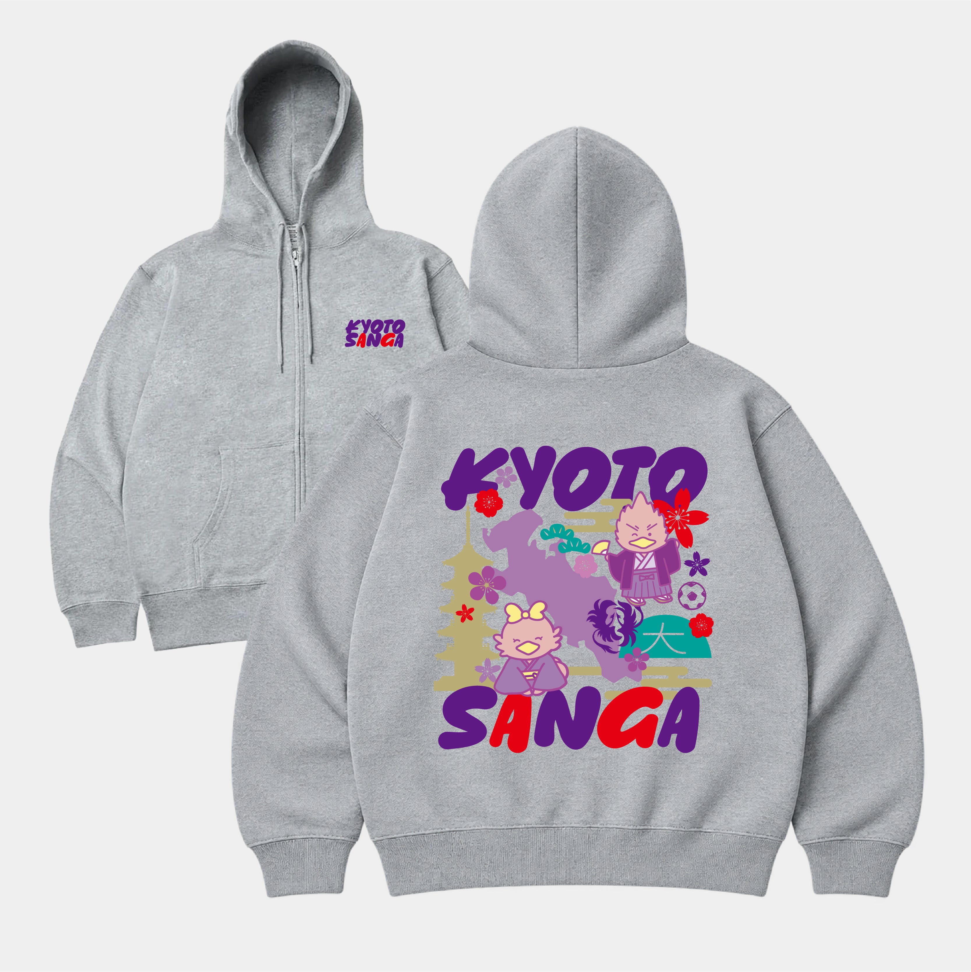 ゆるパーサくんコトノちゃん KYOTOグラフィックフーディ